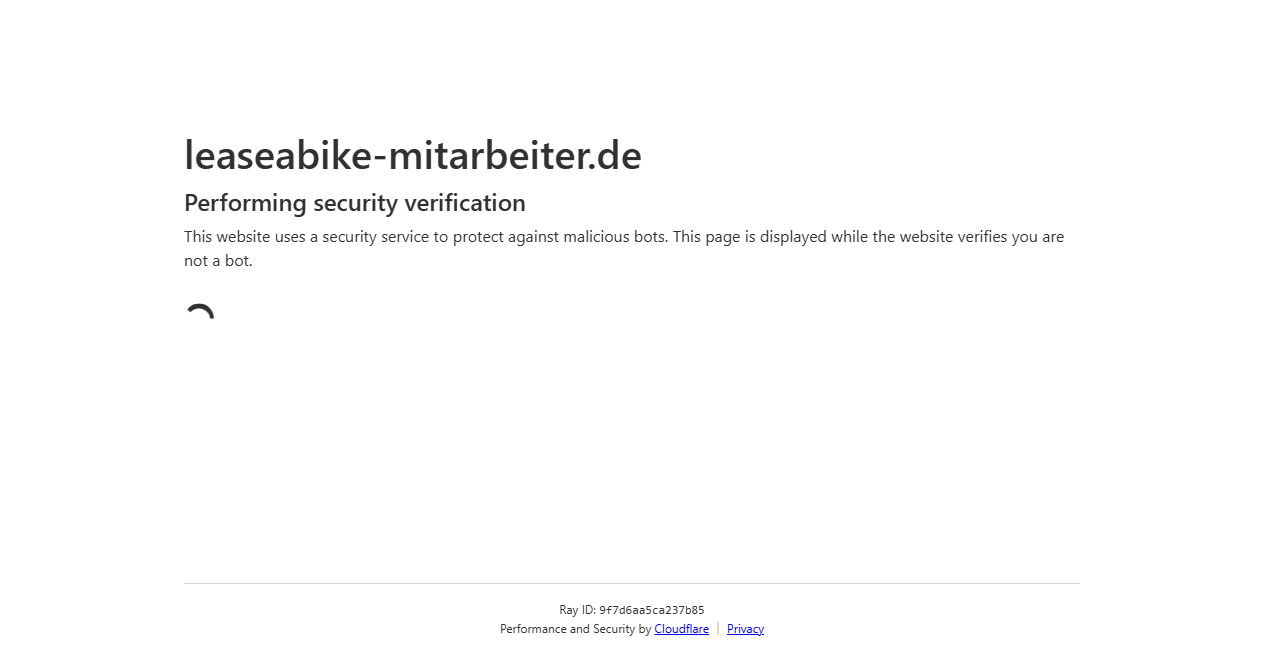 Bestätigte Warnung zu leaseabike-mitarbeiter.de (2026)