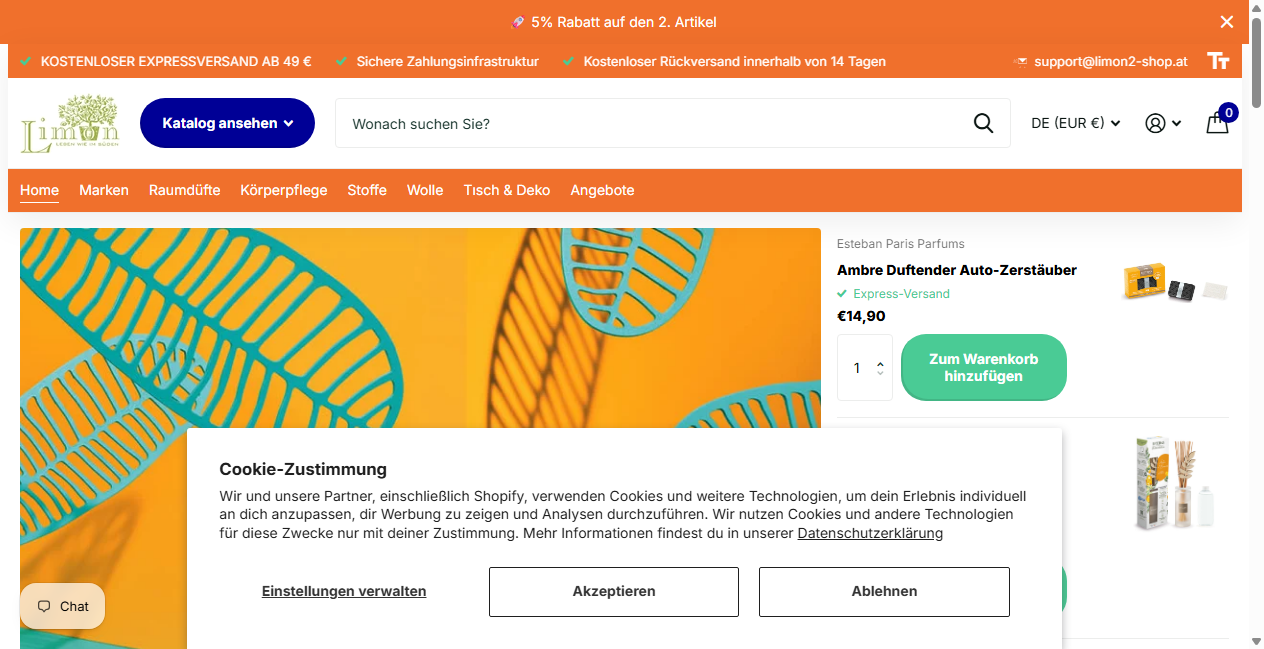 Bestätigte Warnung zu limon-shop.at (2026)