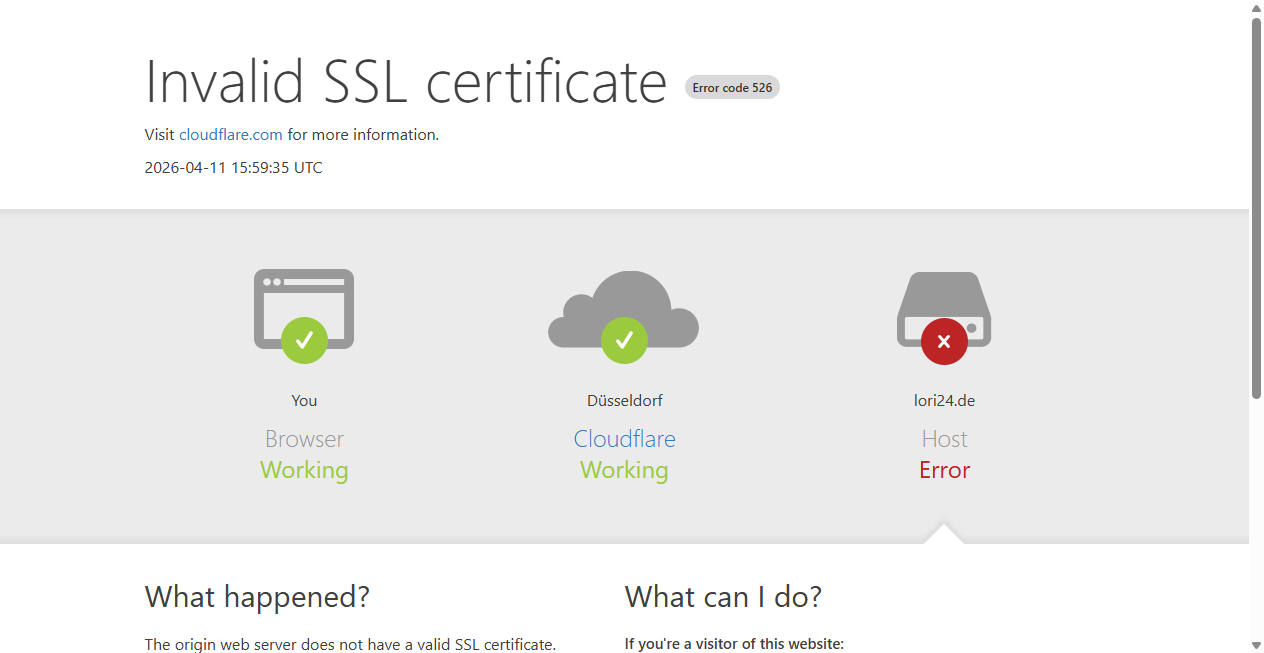 Fake-Shop Warnung: Fake Shop Warnung: lori24.de (2026)