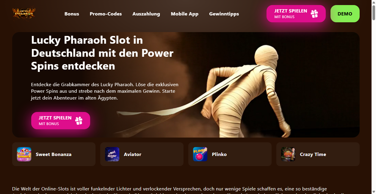 Bestätigte Warnung zu lucky-pharaoh-spiel.de (2026)