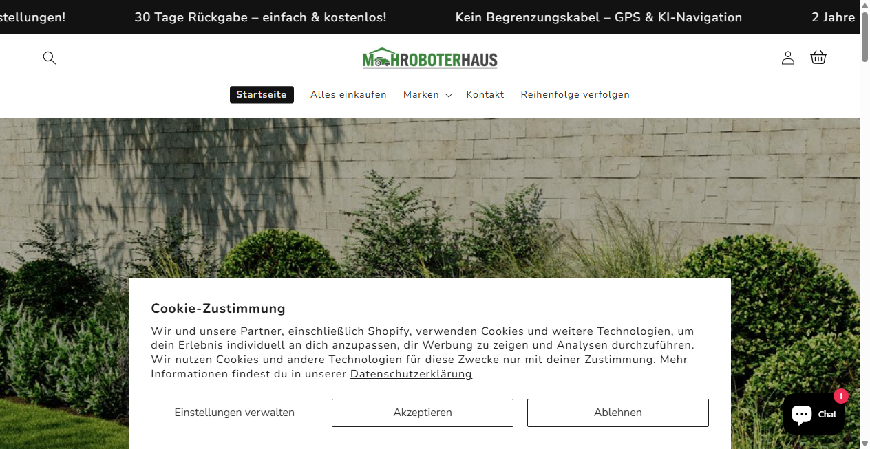 Bestätigte Warnung zu mahroboterhaus.myshopify.com (2026)
