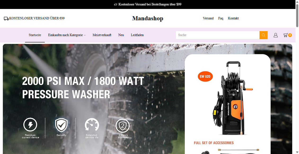 Bestätigte Warnung zu mandashop.de (2026)