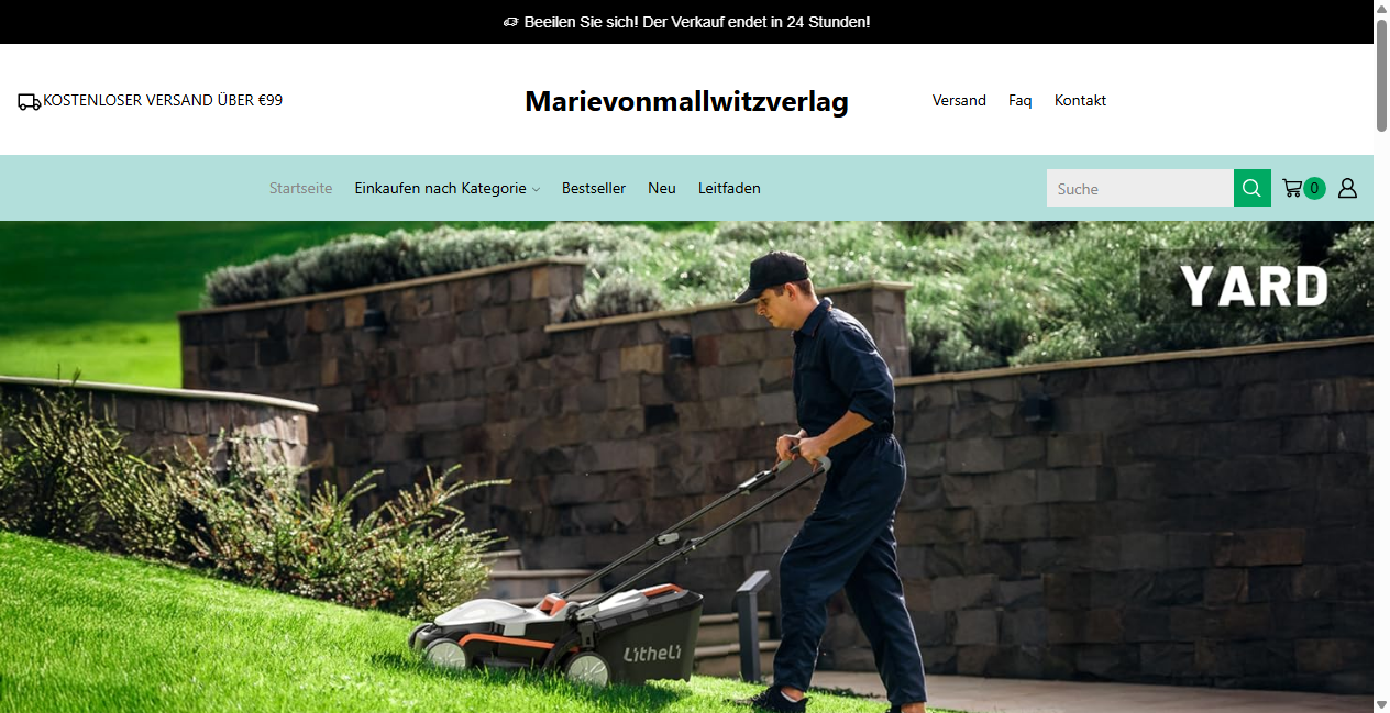 Bestätigte Warnung zu marievonmallwitzverlag.de (2026)
