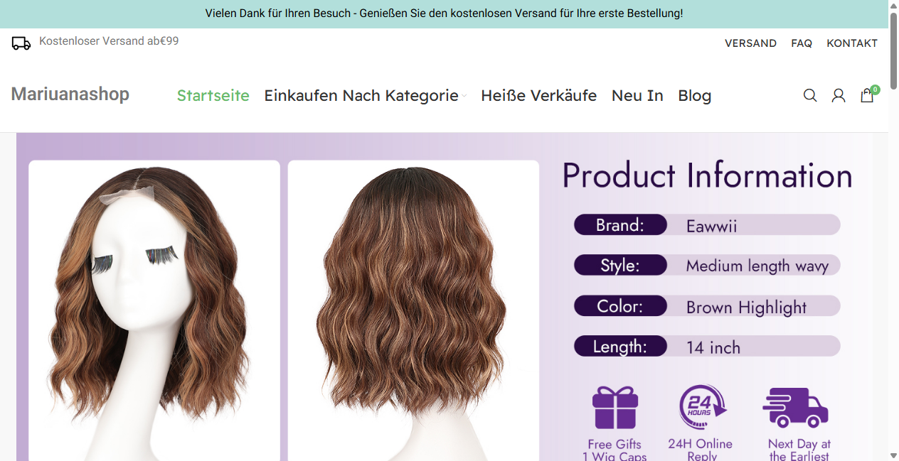 Bestätigte Warnung zu mariuanashop.de (2026)