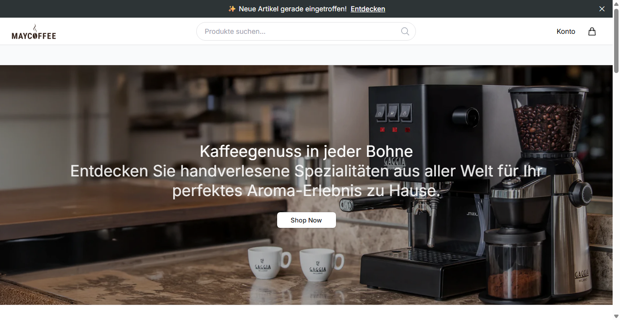 Bestätigte Warnung zu maycoffeehouse.shop (2026)
