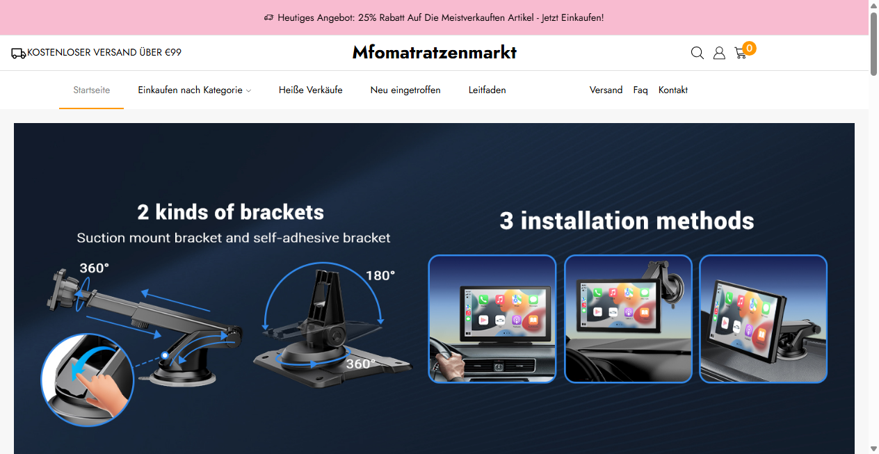Bestätigte Warnung zu mfomatratzenmarkt.de (2026)