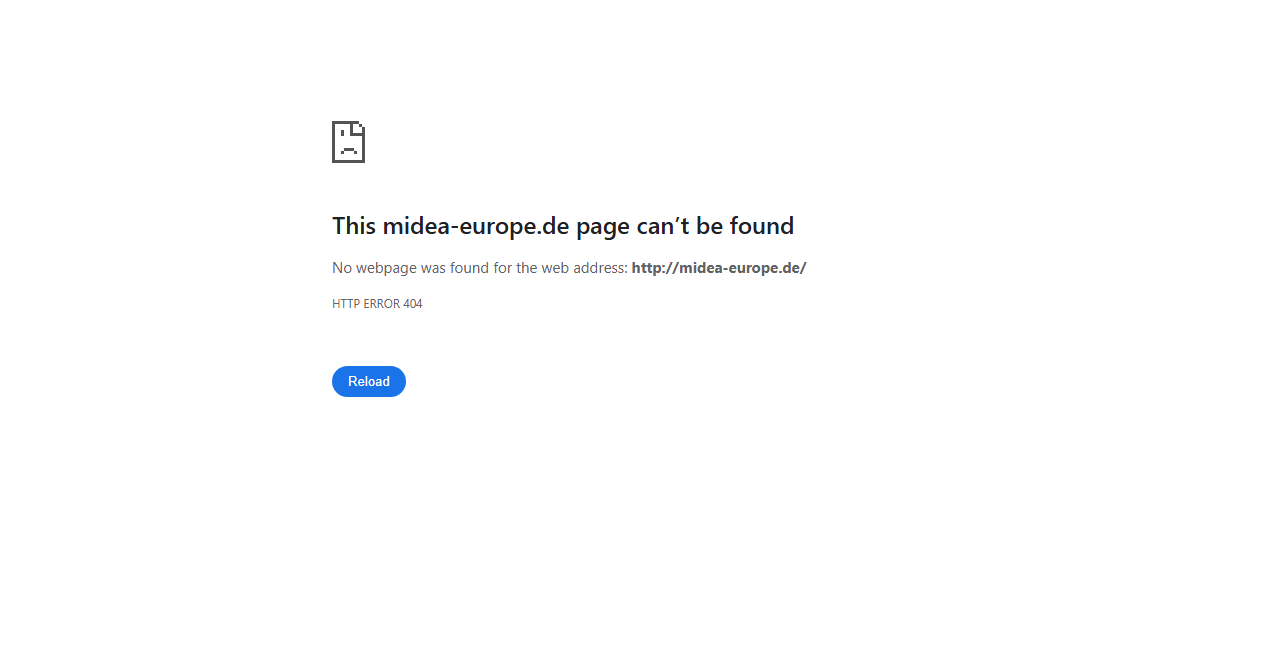 Bestätigte Warnung zu midea-europe.de (2026)