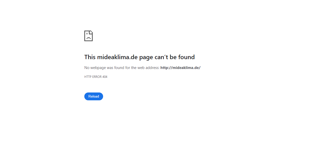Bestätigte Warnung zu mideaklima.de (2026)