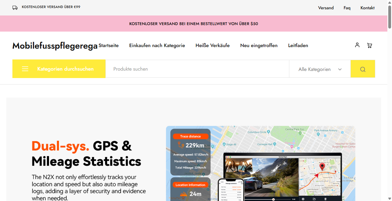 Bestätigte Warnung zu mobilefusspflegerega.de (2026)