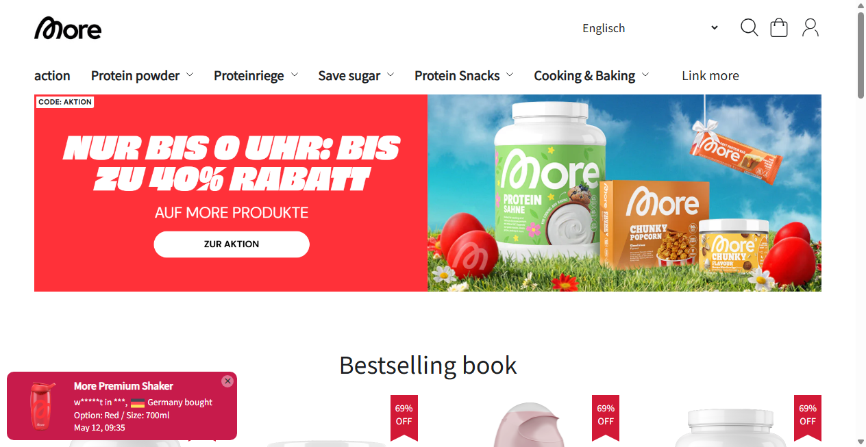 Bestätigte Warnung zu morenutritionde.shop (2026)
