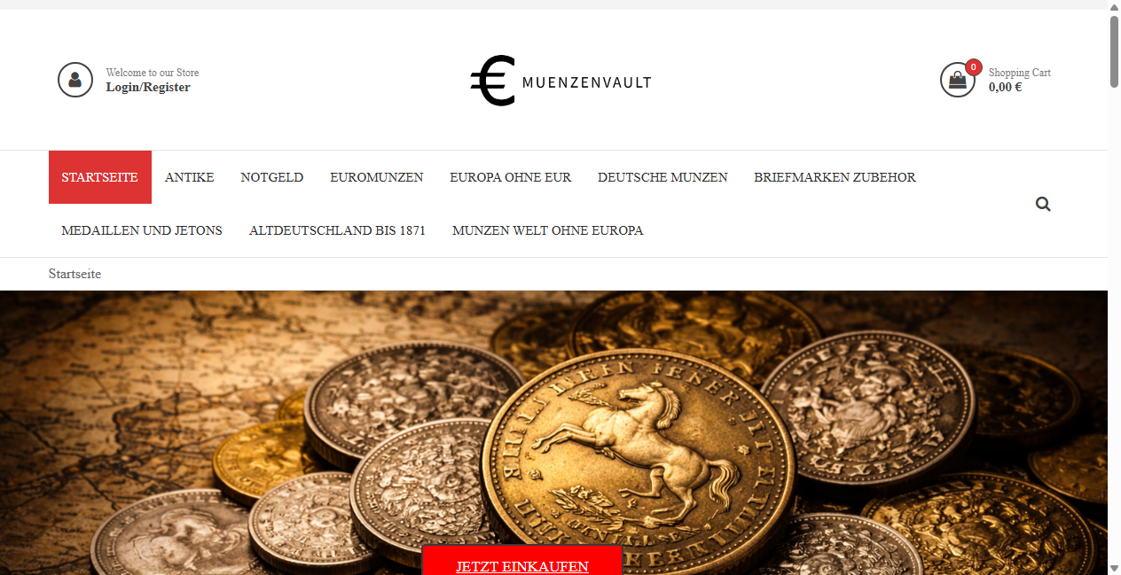 Bestätigte Warnung zu muenzenvault.com (2026)