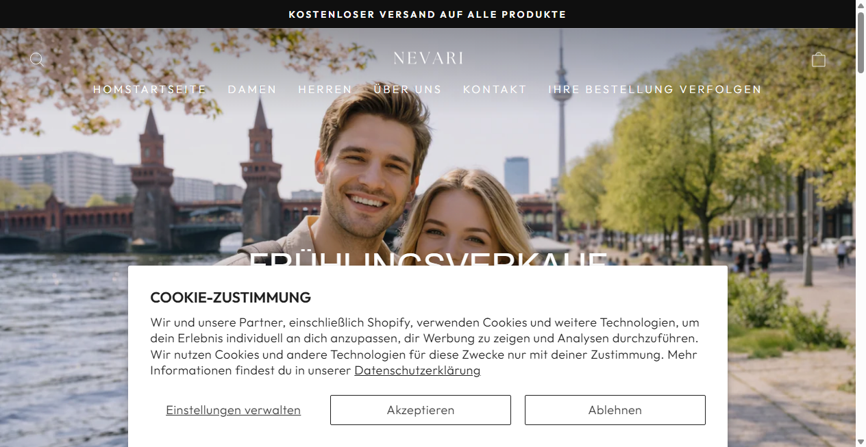 Fake-Shop Warnung: Fake Shop Warnung: nevari.de (2026)