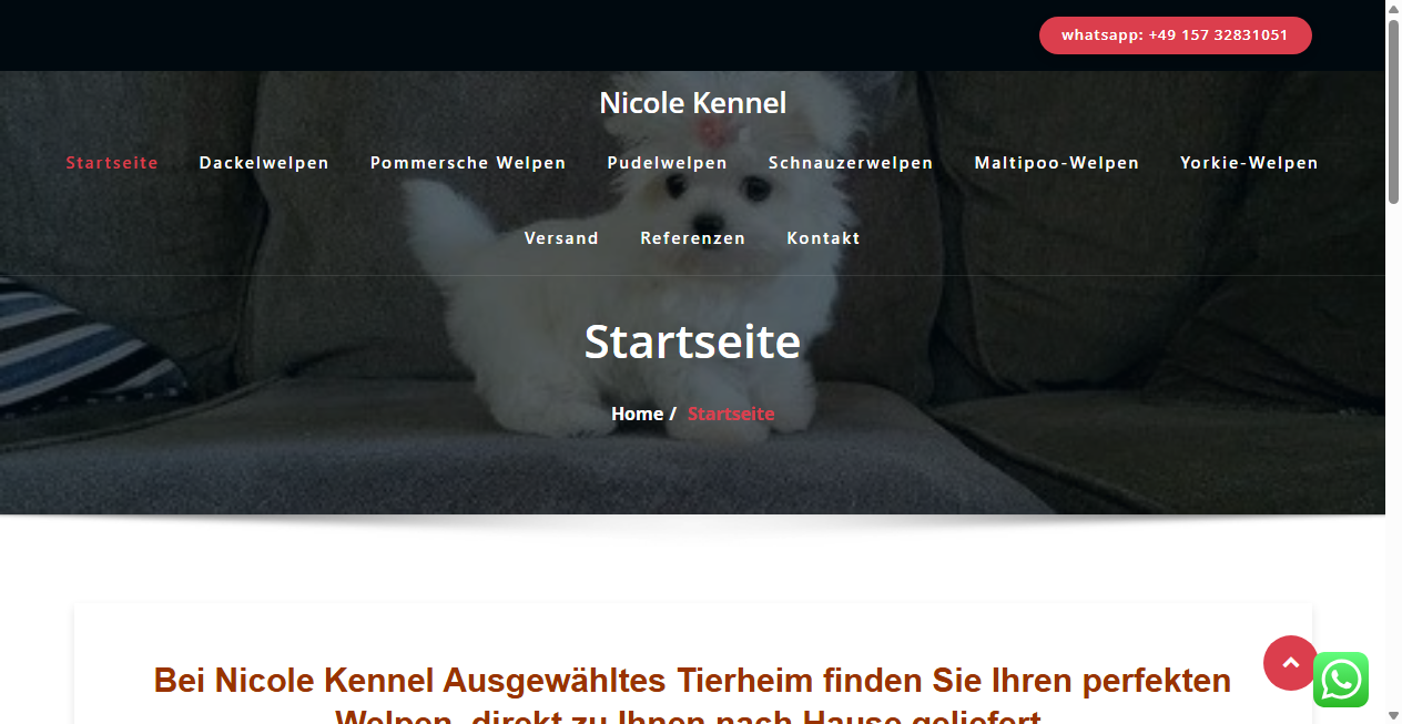 Bestätigte Warnung zu nicolekennel.de (2026)