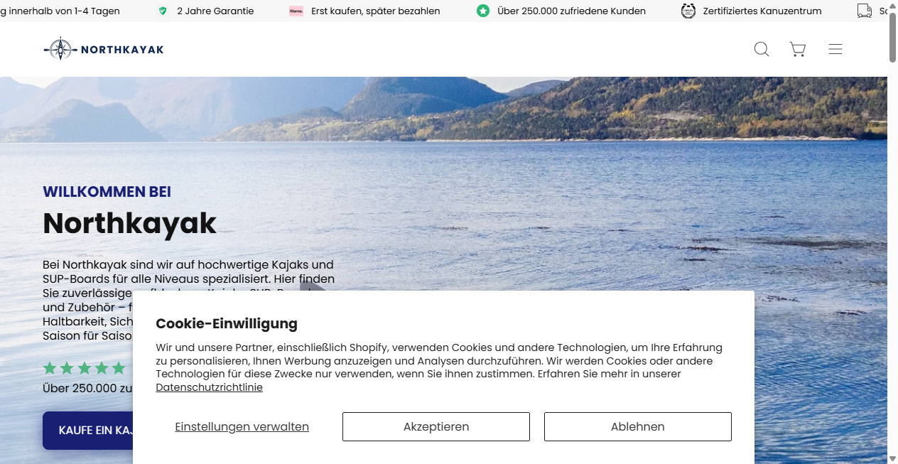 Bestätigte Warnung zu northkayak.de (2026)