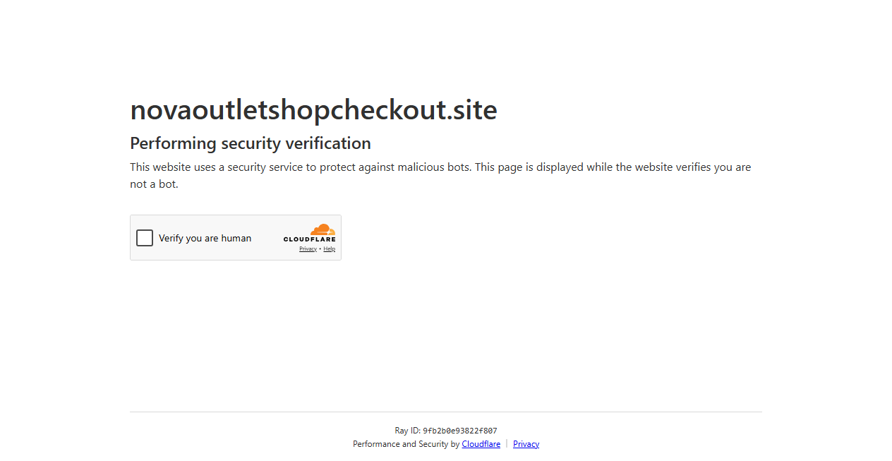 Bestätigte Warnung zu novaoutletshopcheckout.site (2026)
