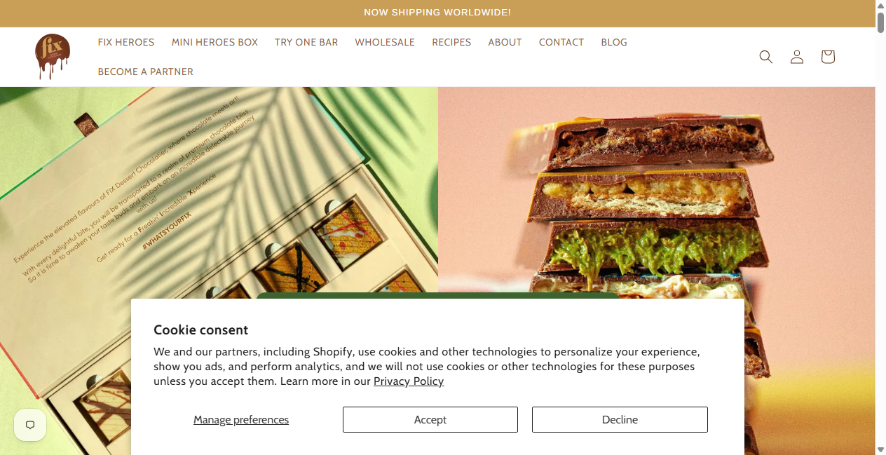 Bestätigte Warnung zu officialfixdessertchocolatier.com (2026)