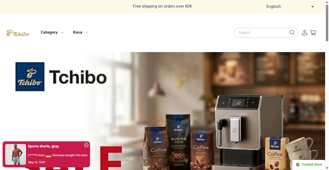 Bestätigte Warnung zu online-tchibosale.shop (2026)
