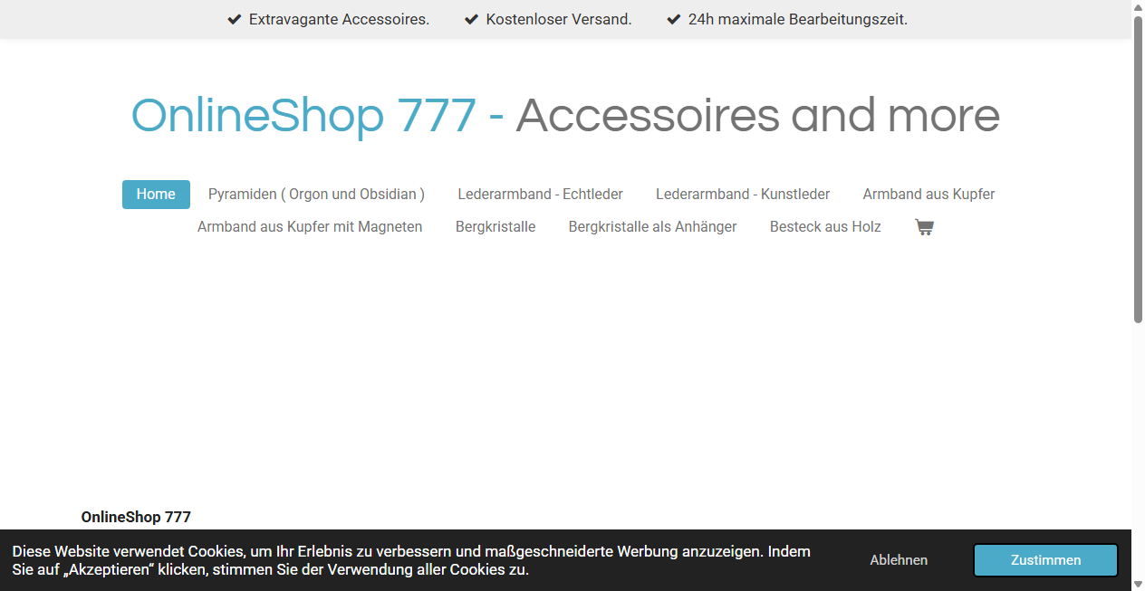 Bestätigte Warnung zu onlineshop77.de (2026)
