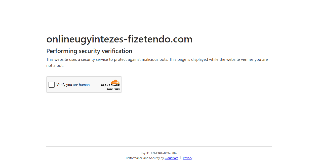 Bestätigte Warnung zu onlineugyintezes-fizetendo.com (2026)