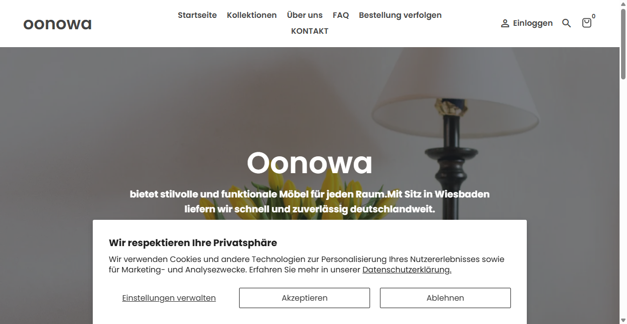 Bestätigte Warnung zu oonowa.myshopify.com (2026)