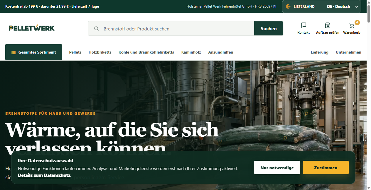Bestätigte Warnung zu pelletwerk.eu (2026)