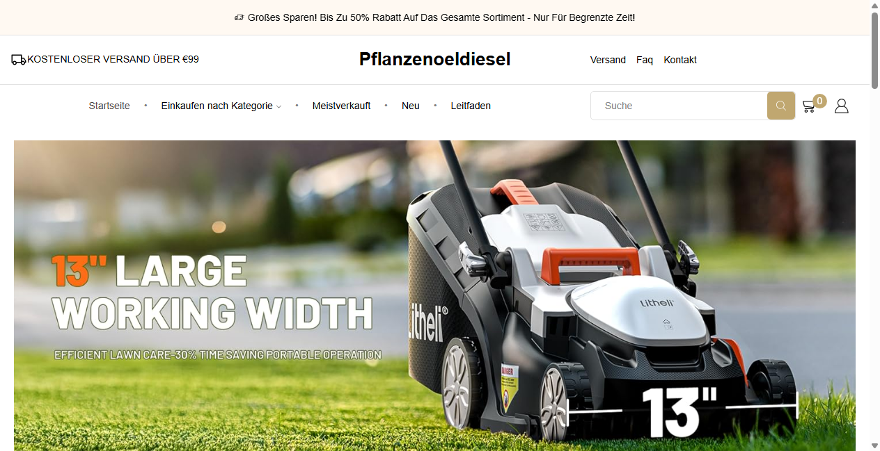 Bestätigte Warnung zu pflanzenoeldiesel.de (2026)