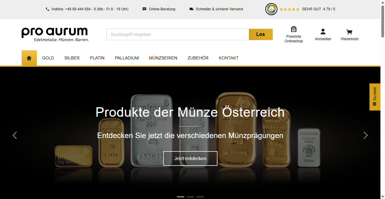 Bestätigte Warnung zu pro-aurum.gold (2026)