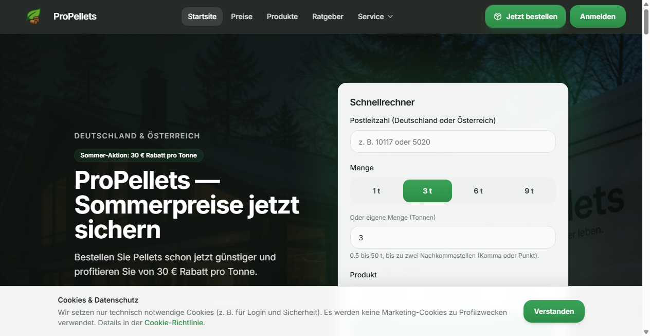 Bestätigte Warnung zu propellets.pro (2026)