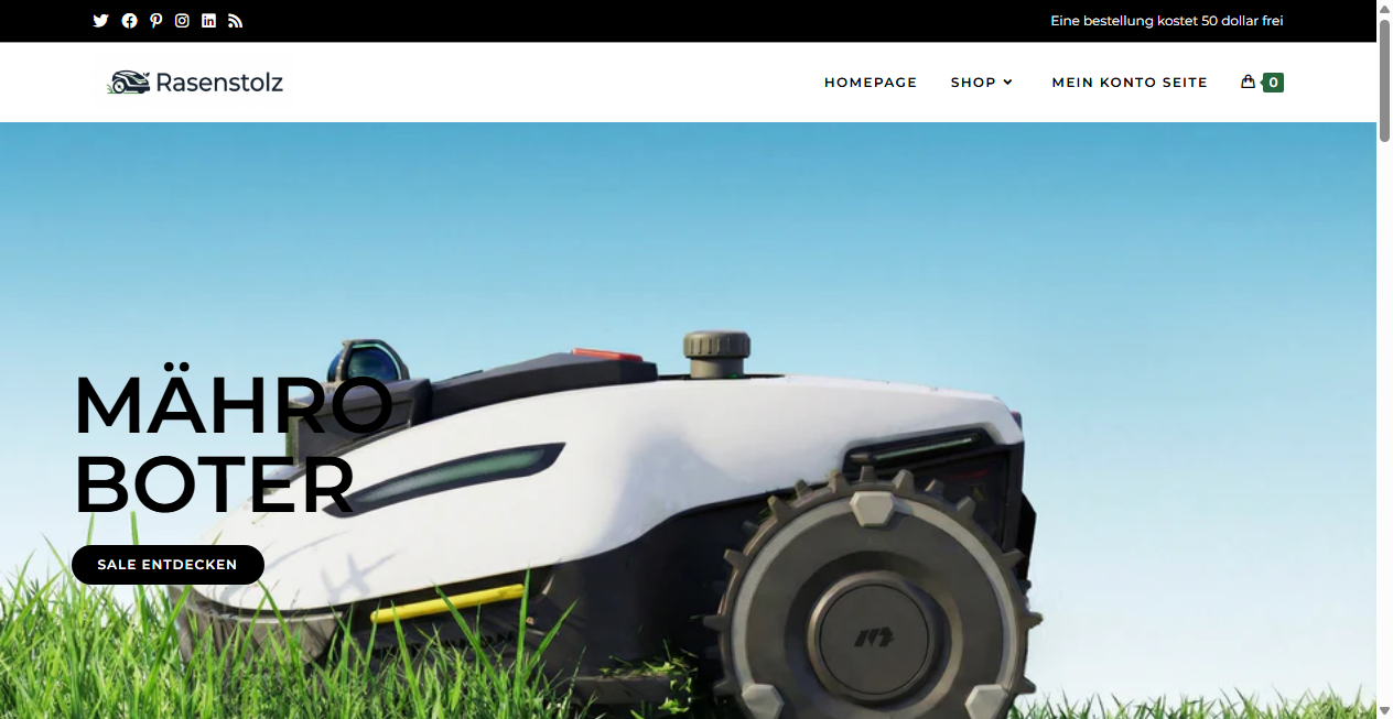 Screenshot von rasenstolz.com