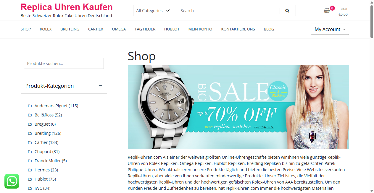 Bestätigte Warnung zu replik-uhren.com (2026)