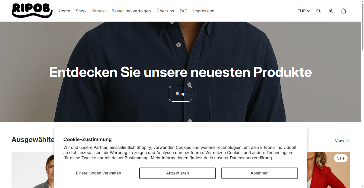 Fake-Shop Warnung: Fake Shop Warnung: ripob.com (2026)