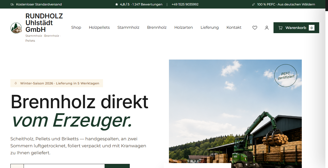 rundholz-uhlstaedt.de: Prüfung unklar (2026)