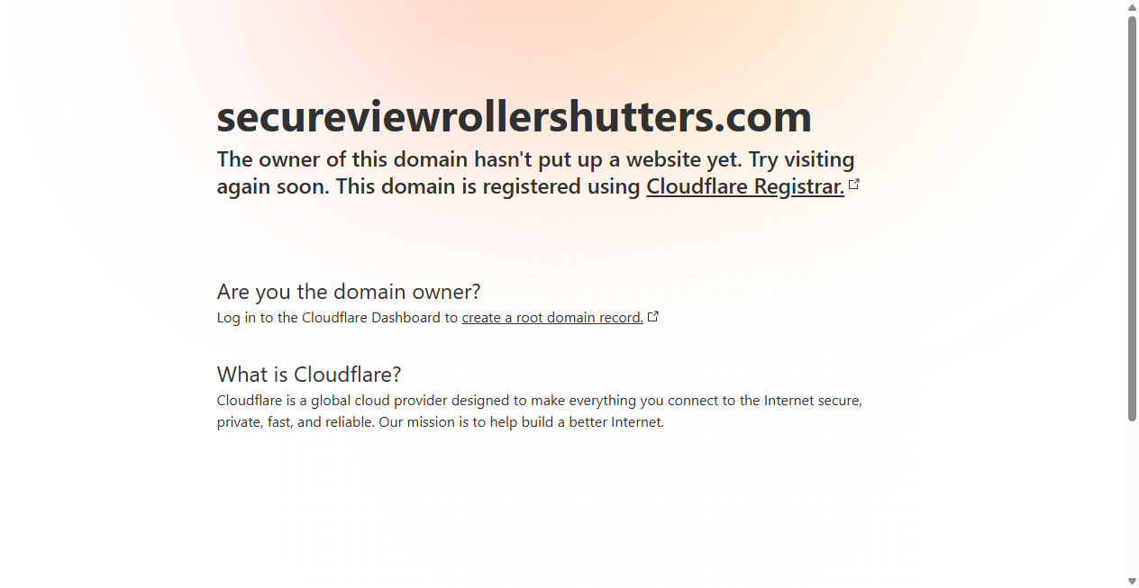 Bestätigte Warnung zu secureviewrollershutters.com (2026)