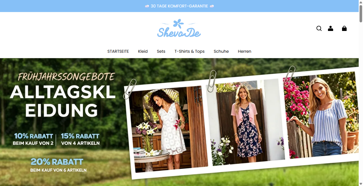 Bestätigte Warnung zu shevode.com (2026)