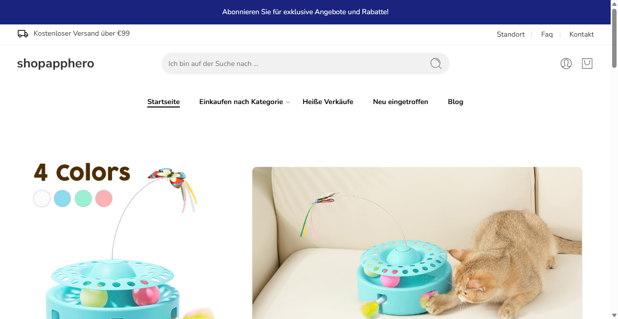 Bestätigte Warnung zu shopapphero.de (2026)