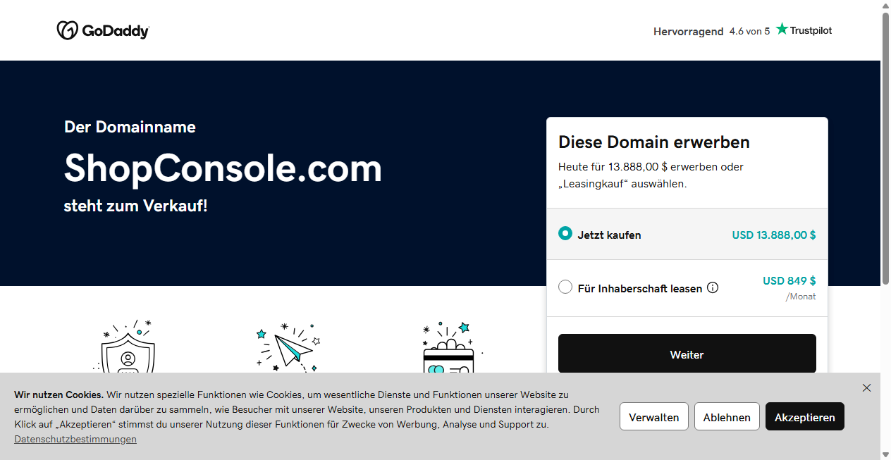 Bestätigte Warnung zu shopconsole.com (2026)