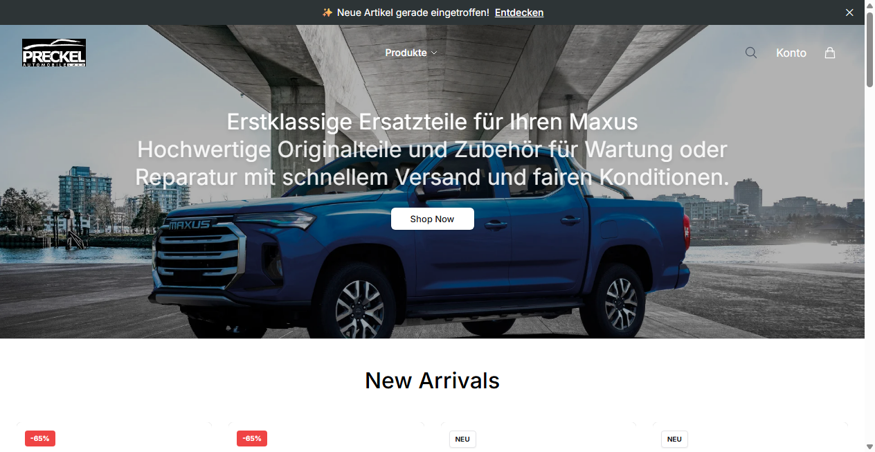 Bestätigte Warnung zu shopmaxusersatzteile.shop (2026)