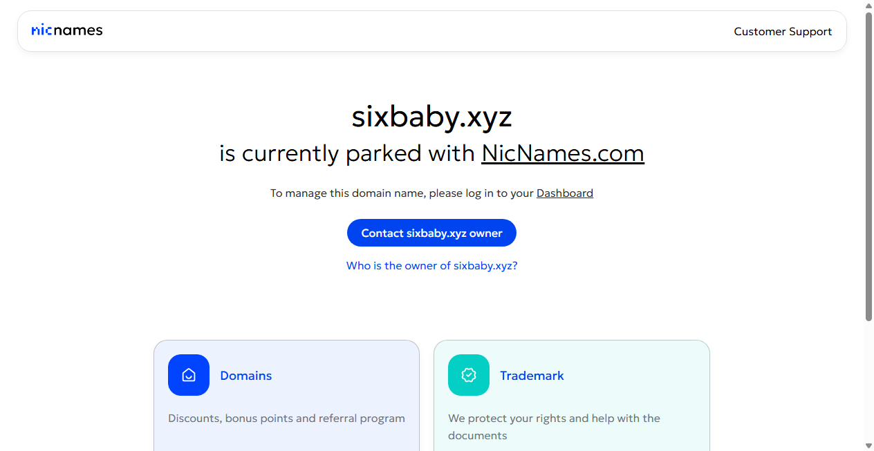 Bestätigte Warnung zu sixbaby.xyz (2026)