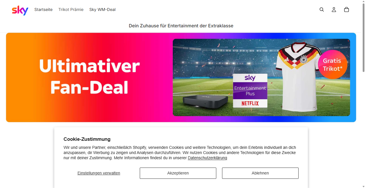 Bestätigte Warnung zu sky-trikot-shop.de (2026)