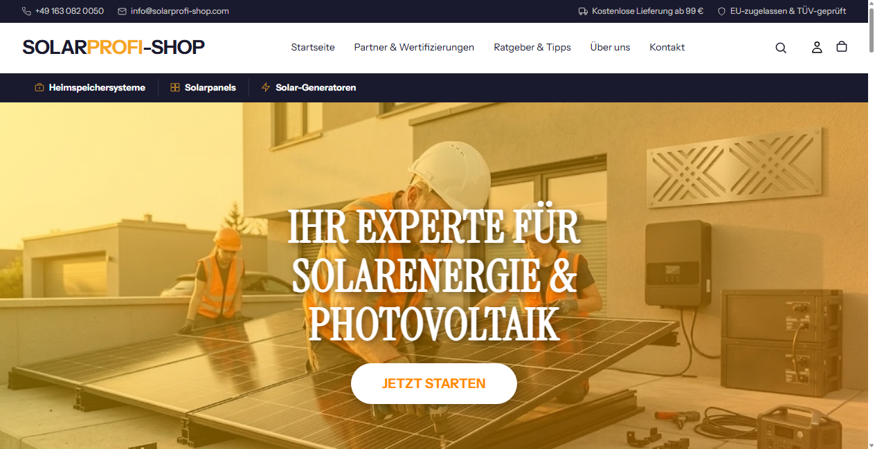 Bestätigte Warnung zu solarprofi-shop.com (2026)
