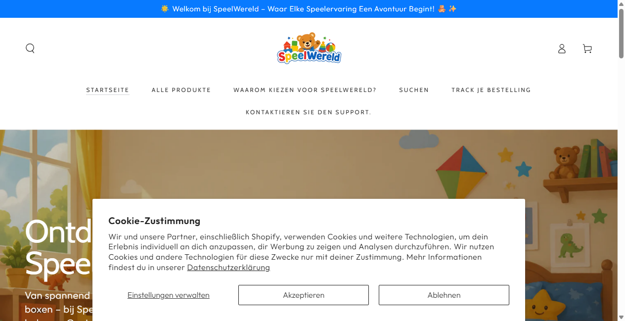 Bestätigte Warnung zu speelwereld.shop (2026)