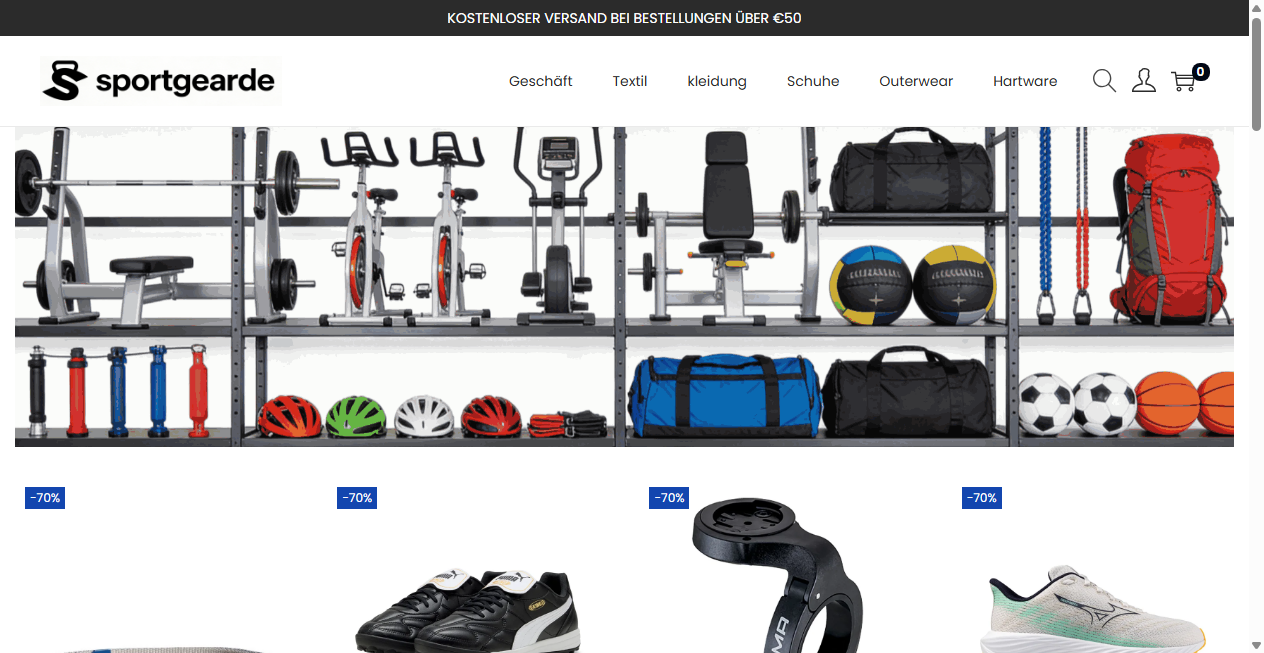 Fake-Shop Warnung: Fake Shop Warnung: sportgearde.com (2026)