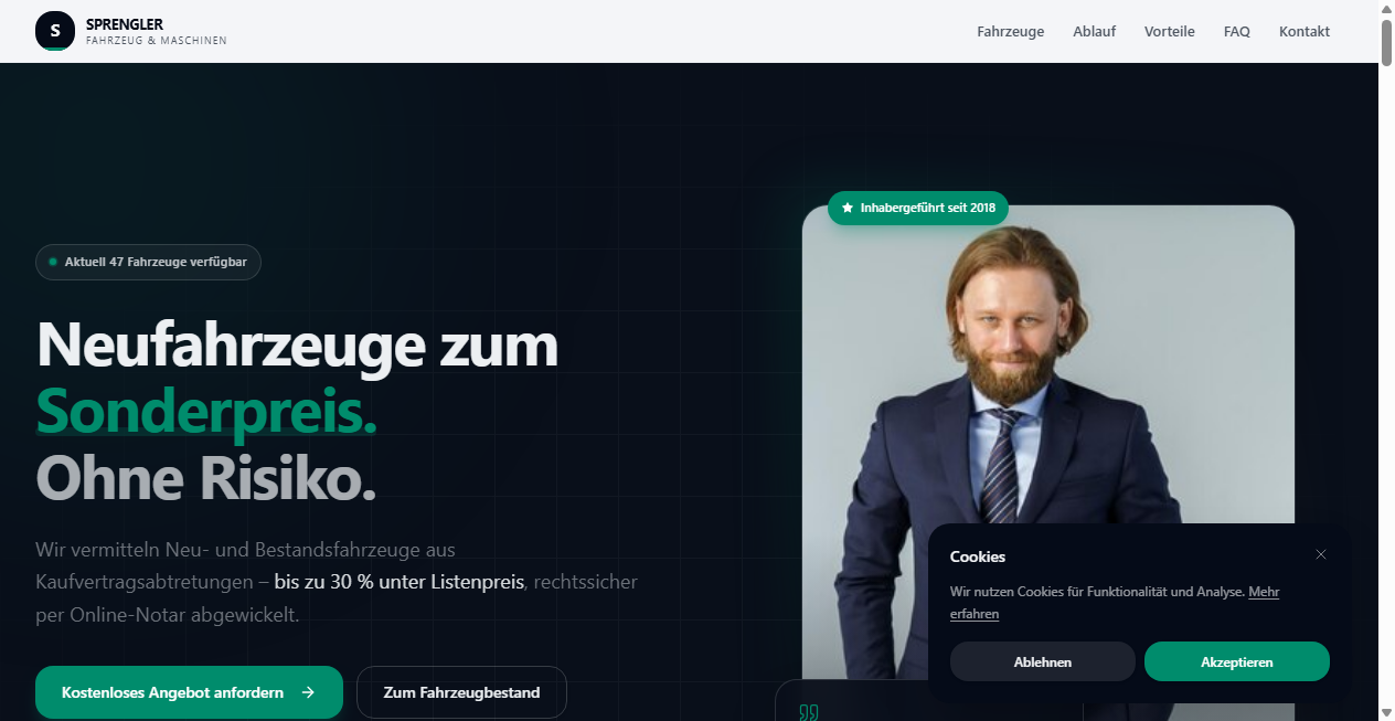 Bestätigte Warnung zu sprengler-direkt.de (2026)