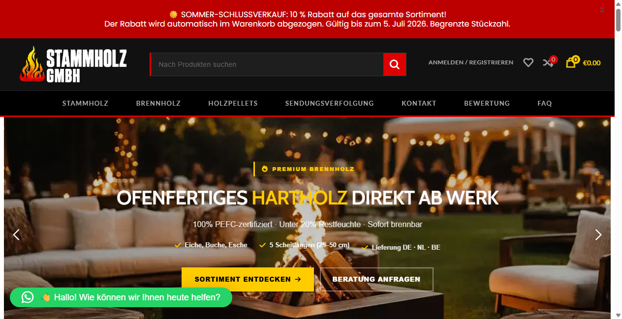 Bestätigte Warnung zu stammholz-gmbh.com (2026)