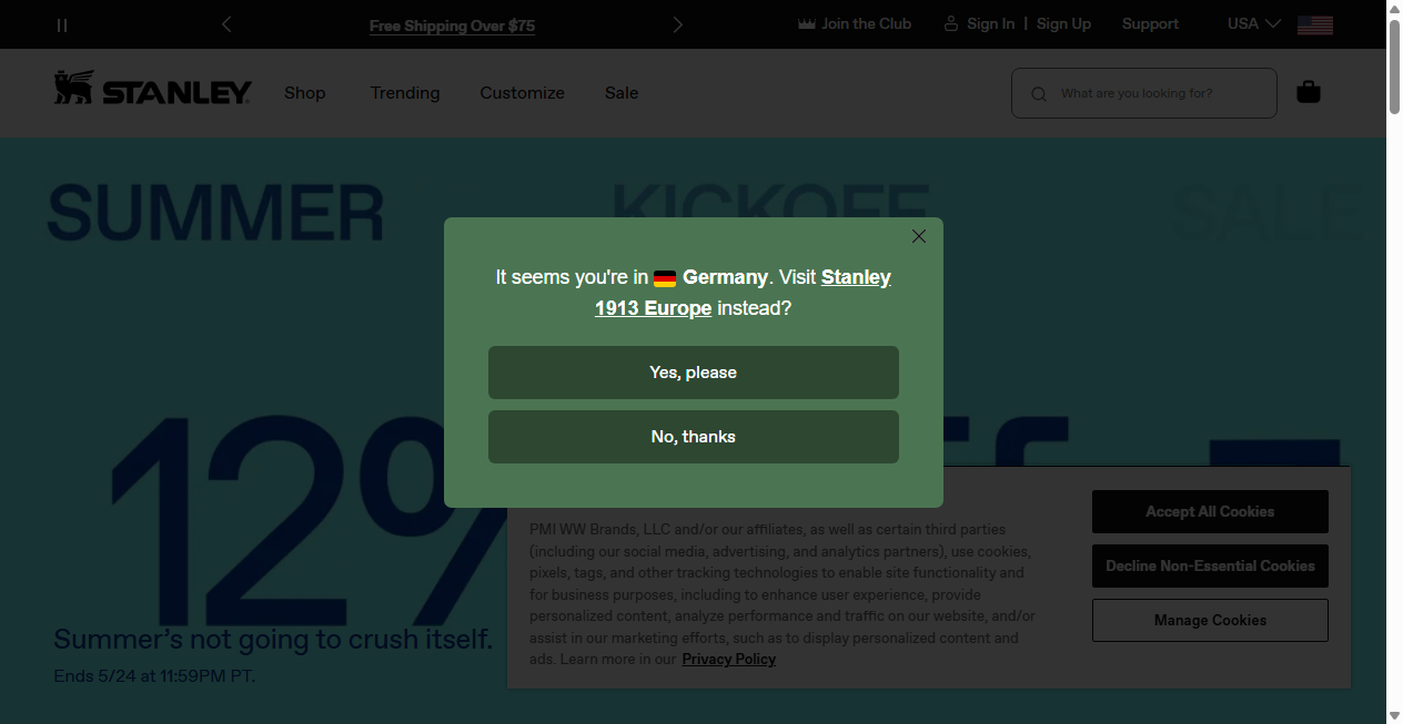 Bestätigte Warnung zu stanley1913.com (2026)
