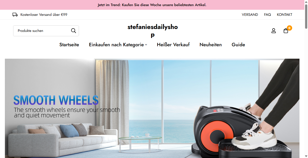 Bestätigte Warnung zu stefaniesdailyshop.de (2026)