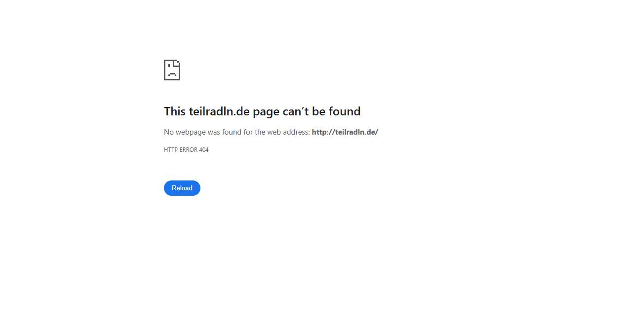 Bestätigte Warnung zu teilradln.de (2026)
