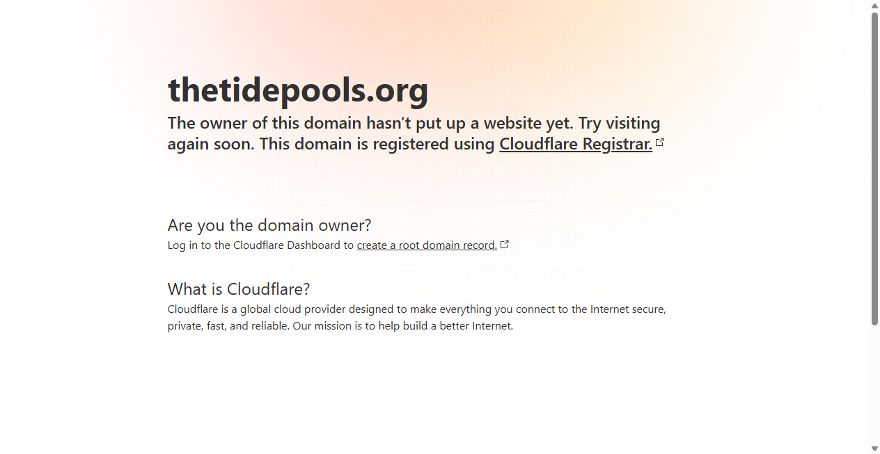 Bestätigte Warnung zu thetidepools.org (2026)