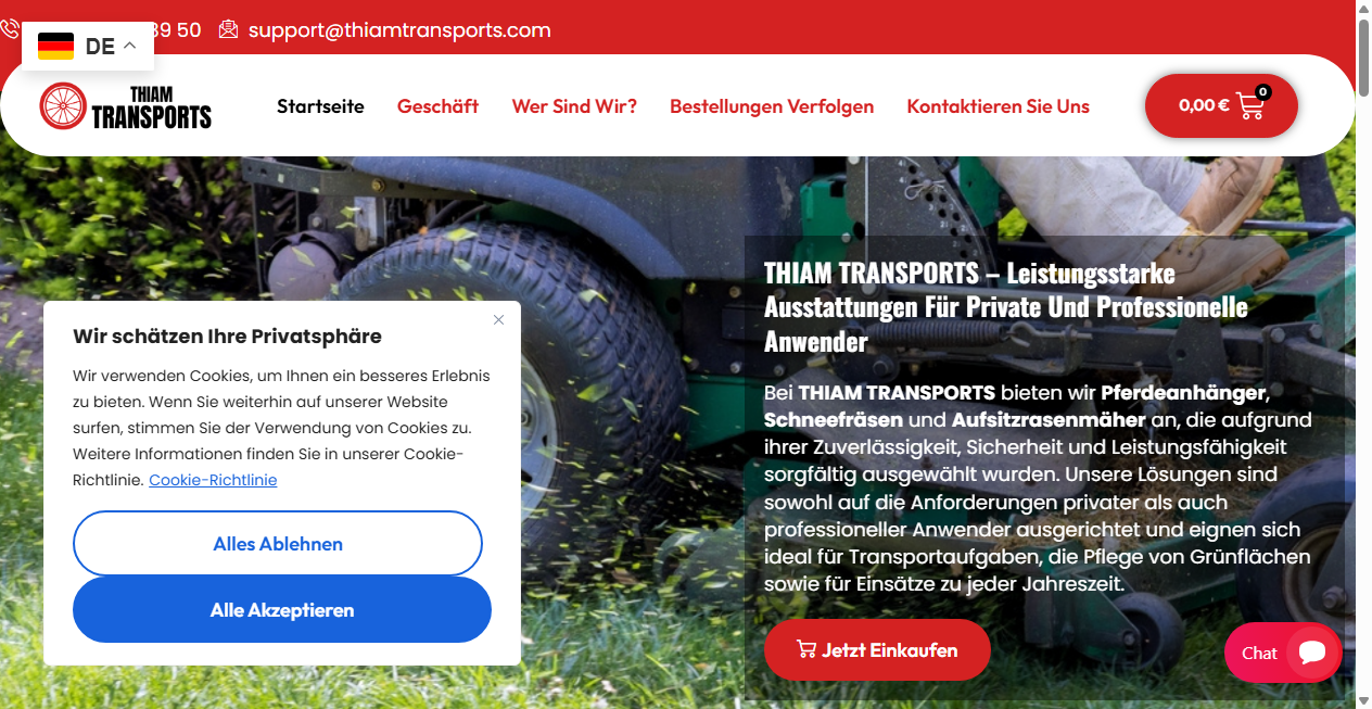 Bestätigte Warnung zu thiamtransports.com (2026)