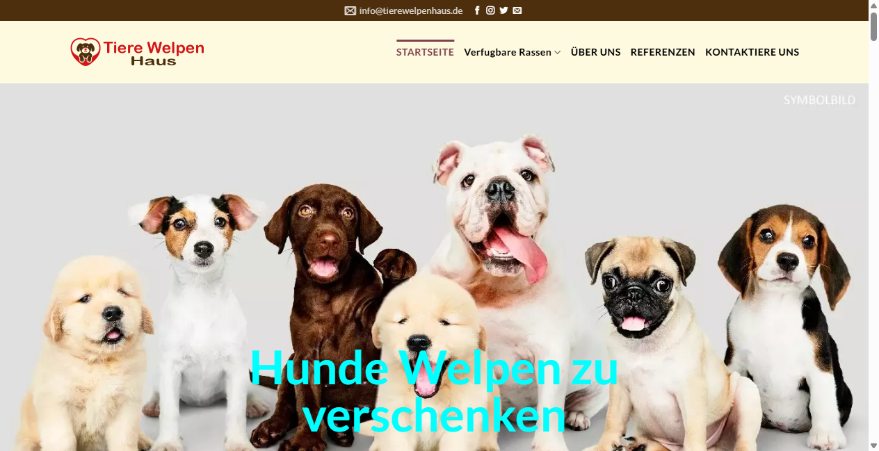 Bestätigte Warnung zu tierewelpenhaus.de (2026)